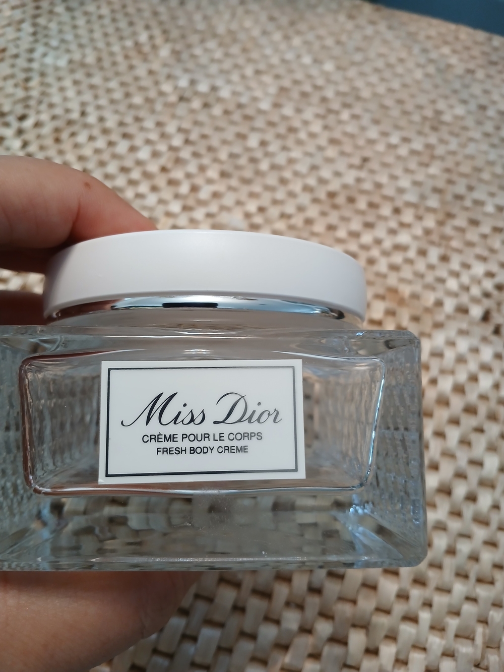 Dior Miss Dior Fresh Body Crème — White & Clear Jar